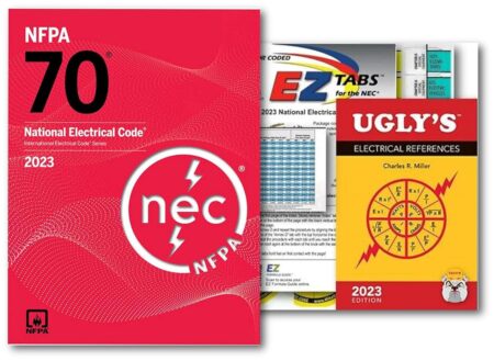 2023 nec code book Paperback NFPA70 National electrical code + 2023 Ugly's Electrical Reference(Spiral) with Coloe Coded EZ tabs Paperback – January 1, 2023